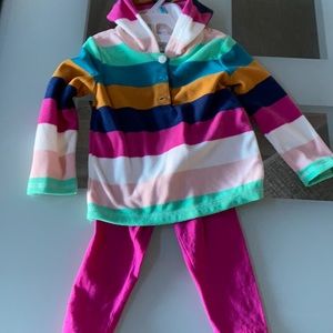 Carter’s fleece sweatshirt and leggings set